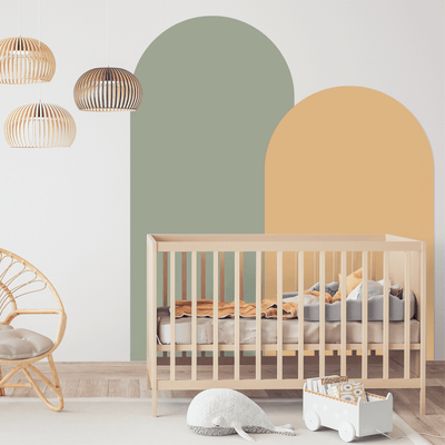 Boho Arch Wall Decals (Block Colours) - Jack Harry and Ollie