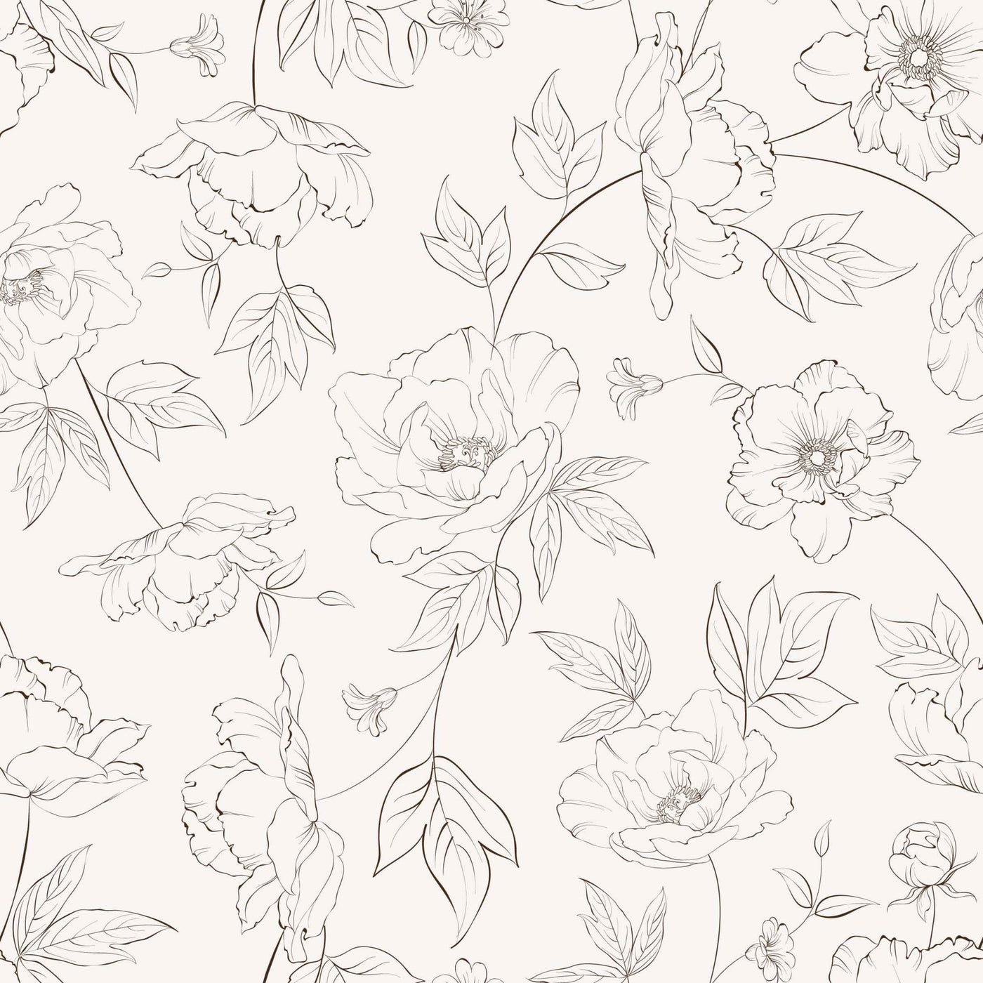 Delicate Floral Wallpaper - Jack Harry and Ollie