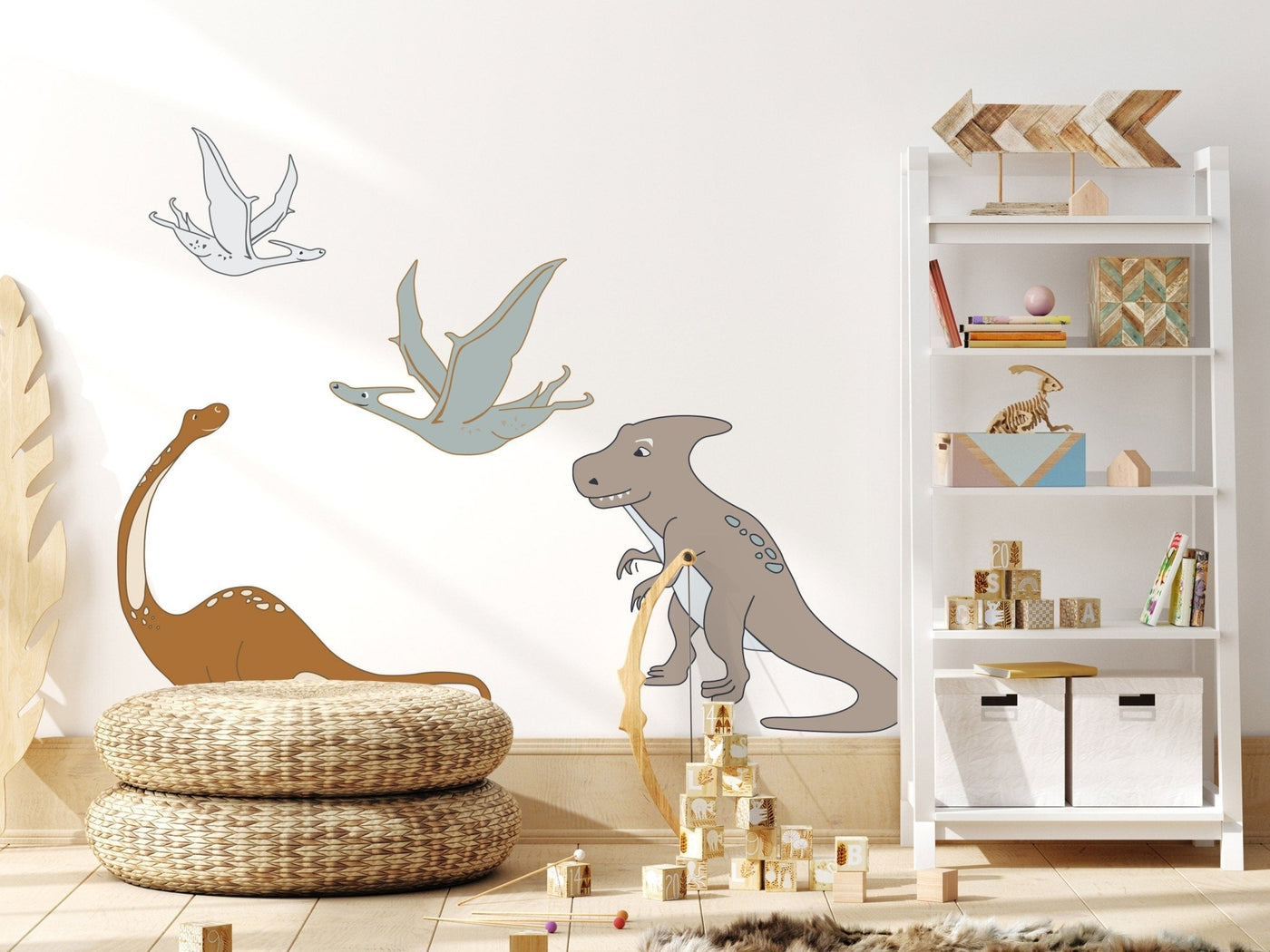 Dinosaur Wall Decals - Jack Harry and Ollie