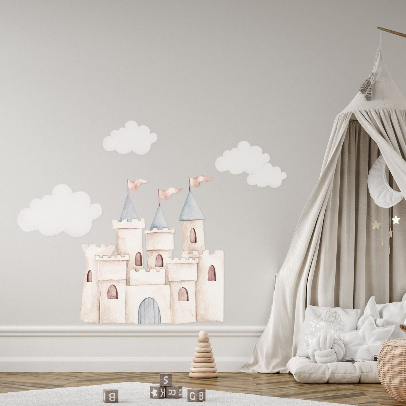 Fairy Castle Wall Decal - Jack Harry and Ollie