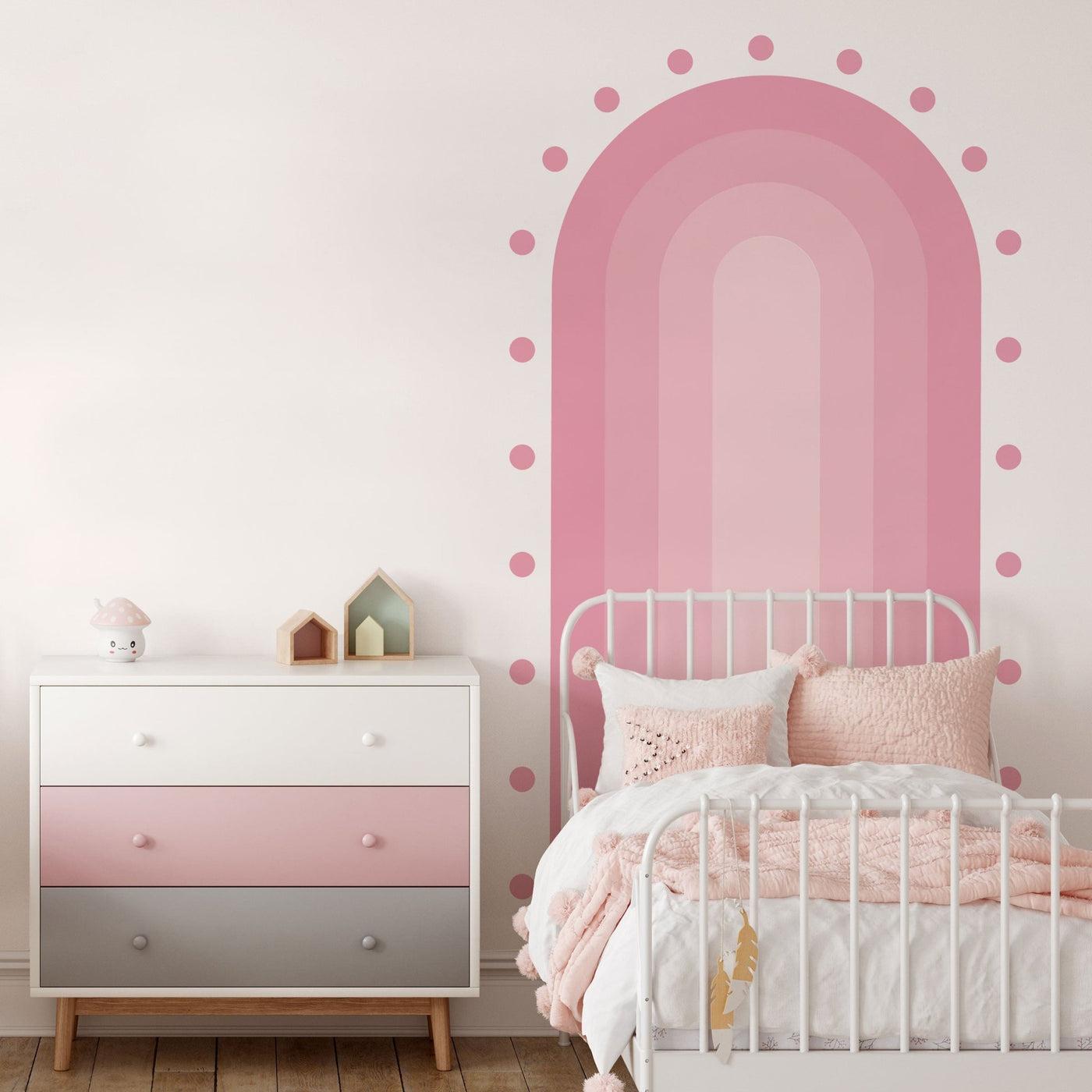 Rainbow Boho Arch Wall Decals - Jack Harry and Ollie