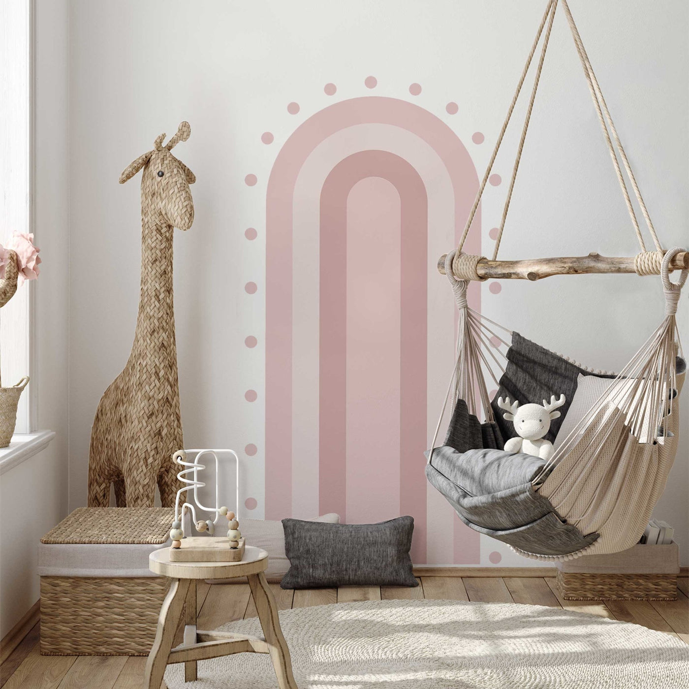 Rainbow Boho Arch Wall Decals - Jack Harry and Ollie