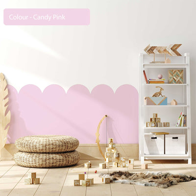 Scallop Wall Decals Candy Pink - Jack Harry and Ollie