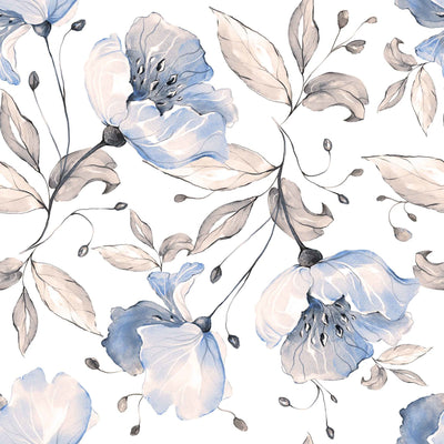 Willow Blue Floral Wallpaper - Jack Harry and Ollie