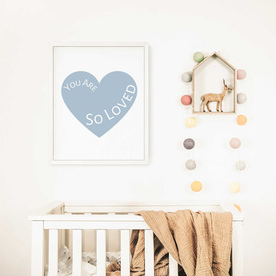 You Are So Loved Prints Soft Blue - Jack Harry and Ollie
