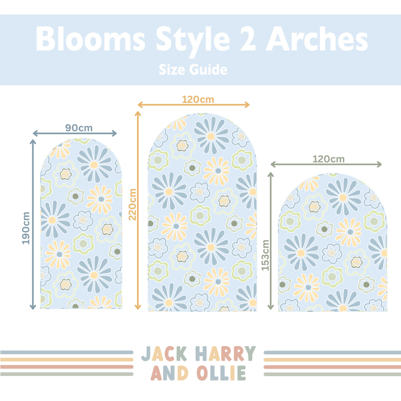 Bloom Arch Wall Decals Style 2