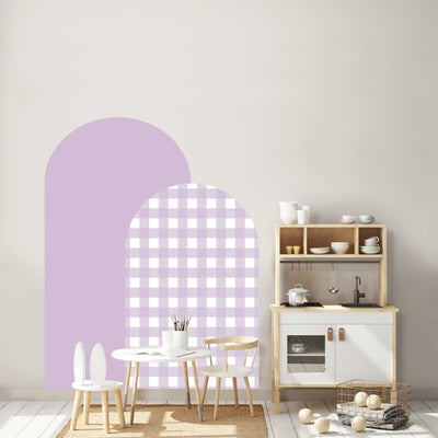 Gingham Arch Wall Decals 2 Arches - Jack Harry and Ollie