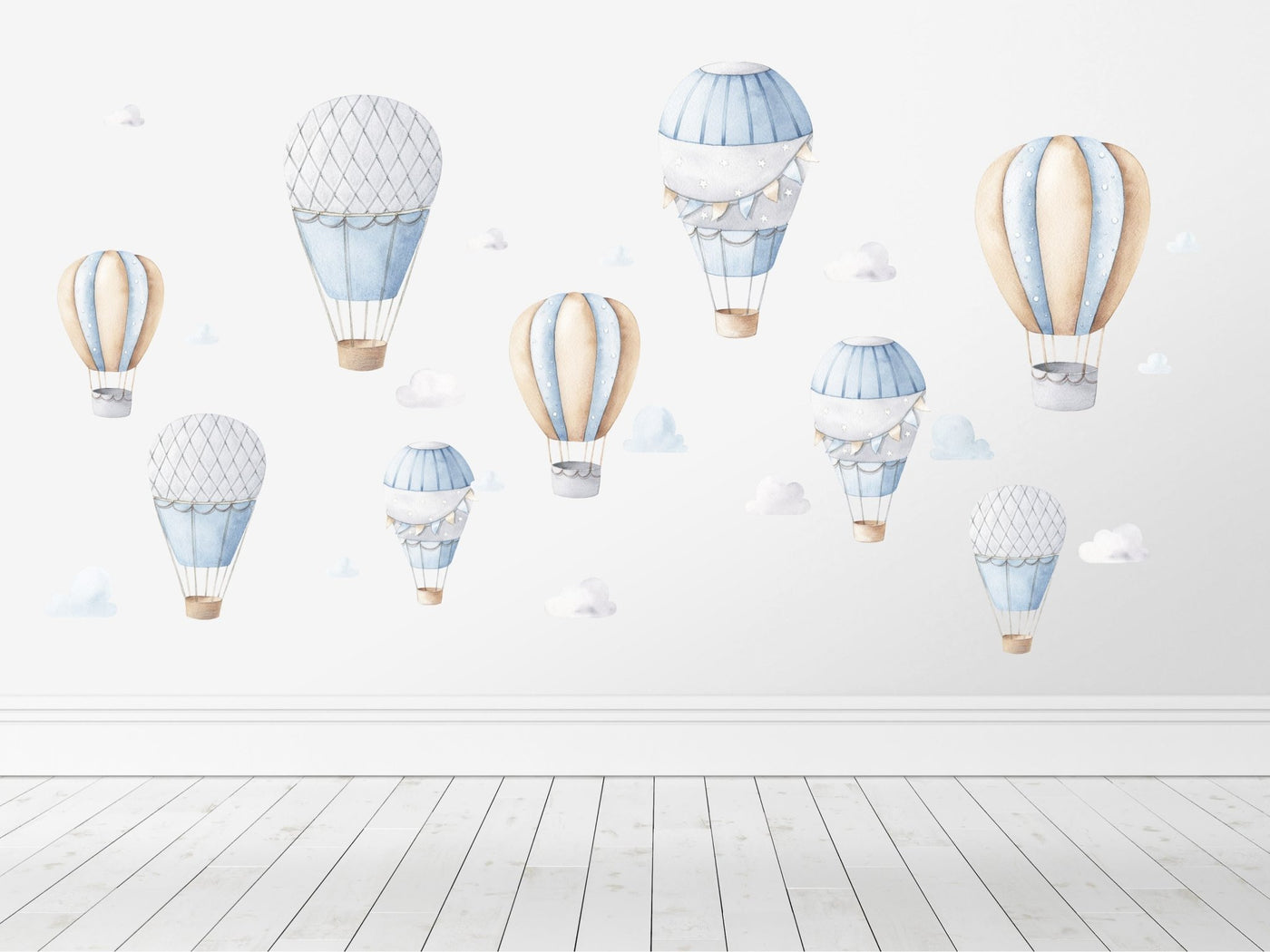 Vintage Hot Air Balloons Decals - Jack Harry and Ollie