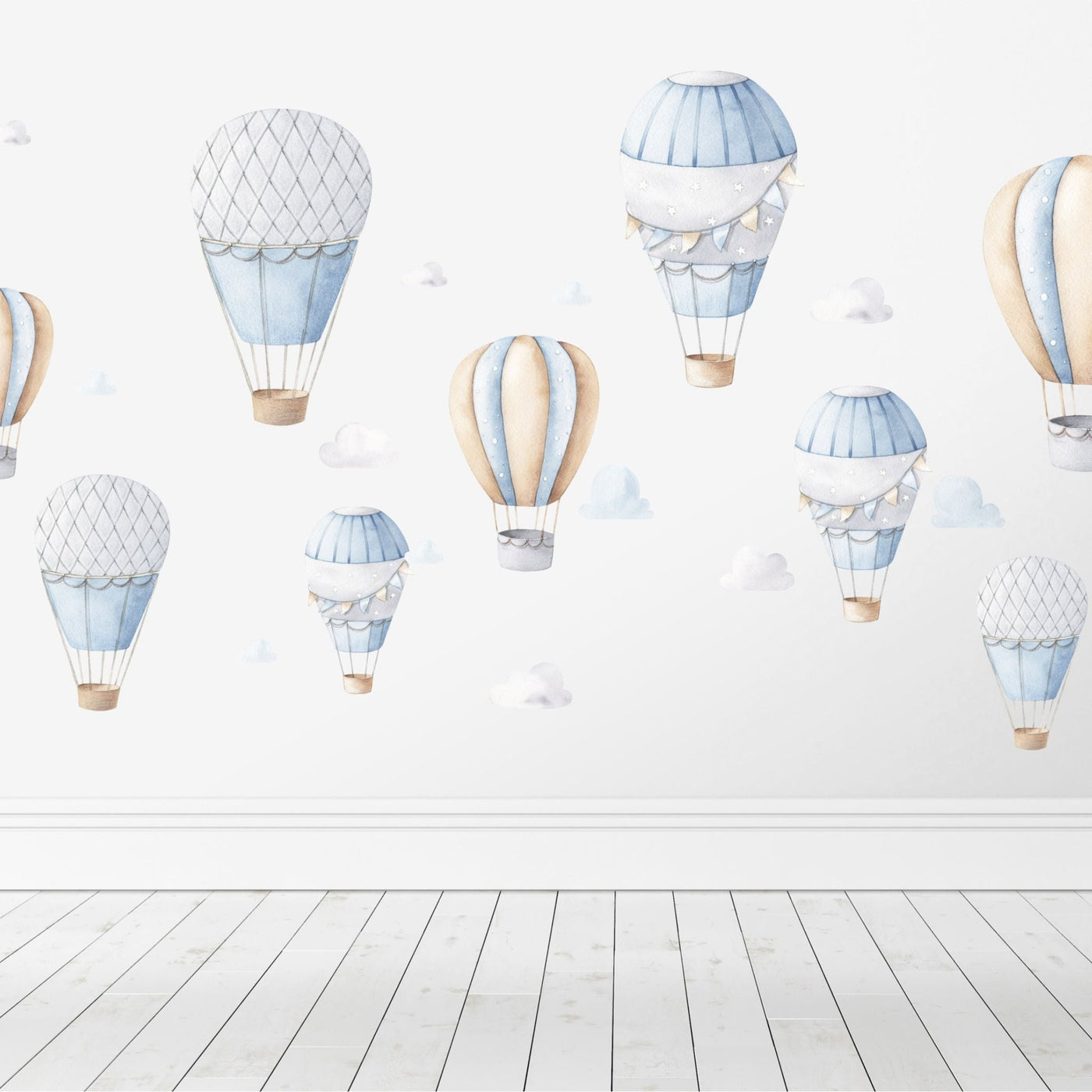 Vintage Hot Air Balloons Decals - Jack Harry and Ollie