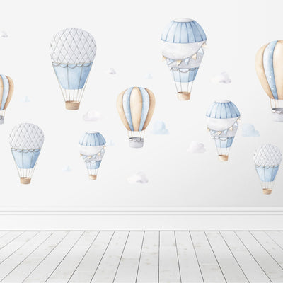 Vintage Hot Air Balloons Decals - Jack Harry and Ollie