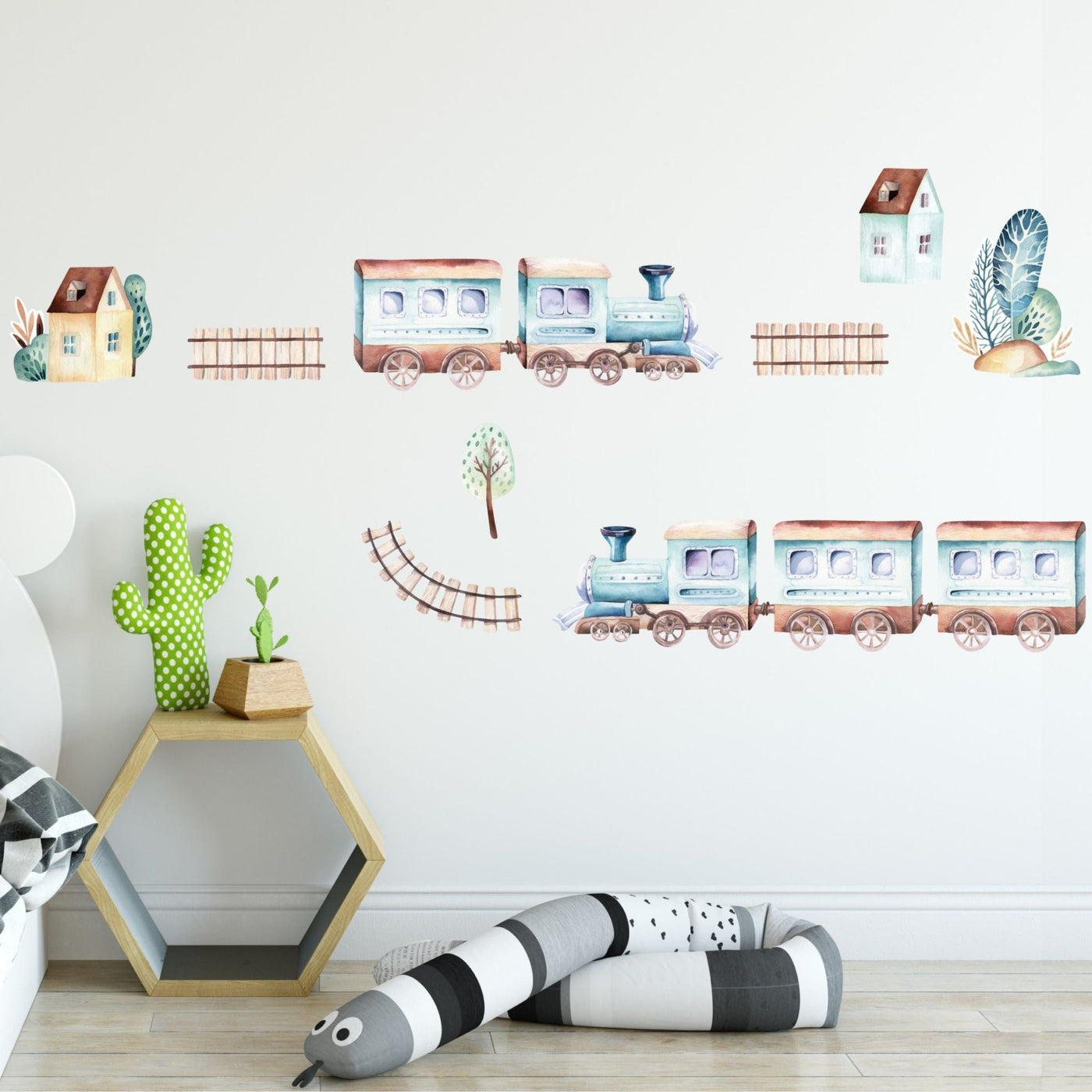 Vintage Train Wall Decals - Jack Harry and Ollie