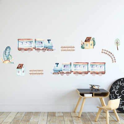 Vintage Train Wall Decals - Jack Harry and Ollie
